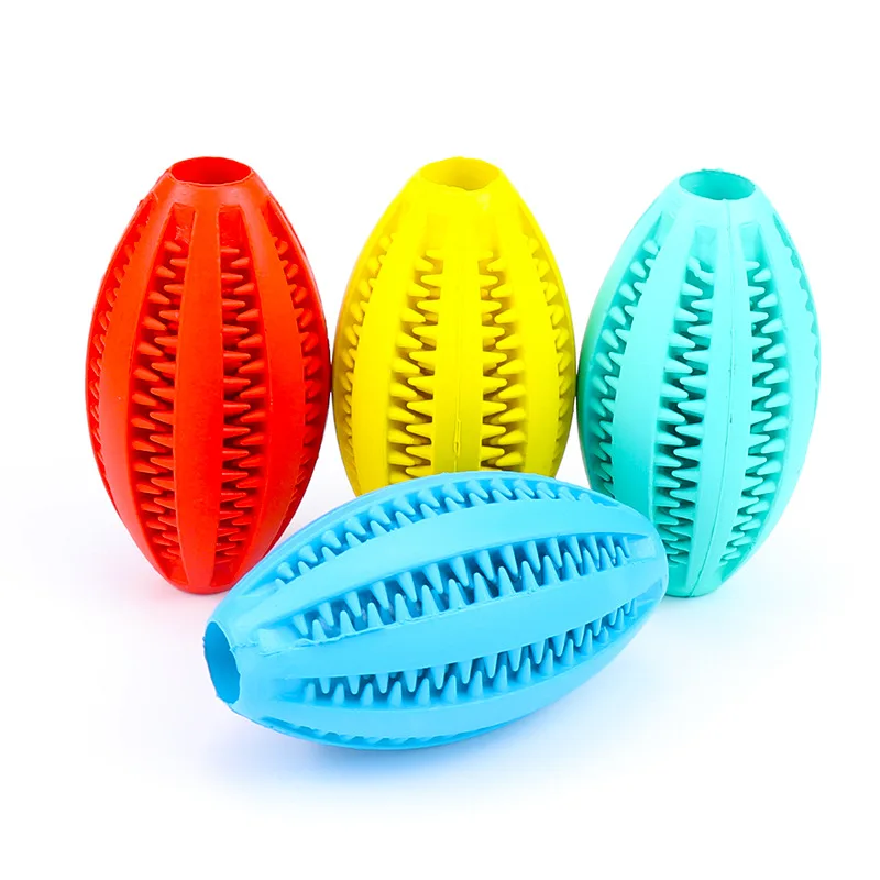 

Pet Dog Toys Funny Interactive Elasticity Ball Dog puppy toys Rubber Ball Chew Toy For Dog Tooth Clean Molar Ball Pet Supplies