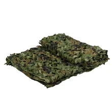 1.5M Camouflage Net Camo Netting with Net Mesh Sun Shelter for Garden Arbor Gazebo and  Camping Travel Tourist Awning THANKSLEE