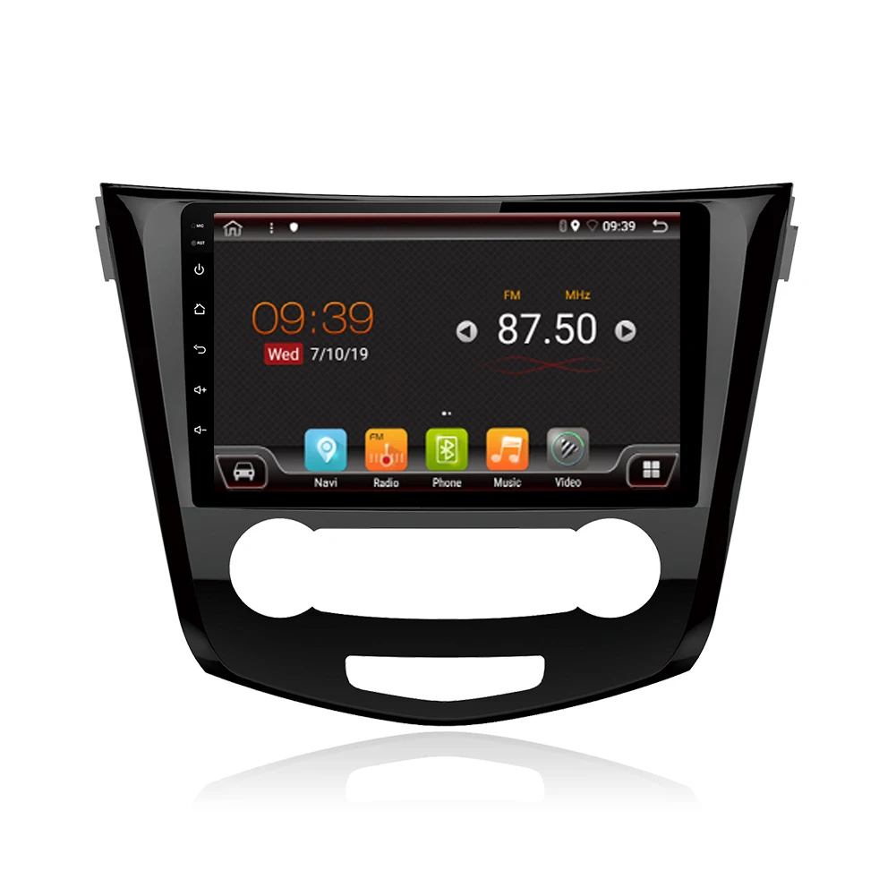 10,1 дюймов Восьмиядерный Android 8,1 Автомобильный gps навигация для Nissan Qashqai X-Trail- wifi Bluetooth зеркальная поверхность подключение, Разделенный экран