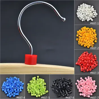 

100pcs Multi- Colored Coat Hanger Sizer Tag Plastic Garment All Size Marker Tags For Diy Cloth Shop XS-5XL