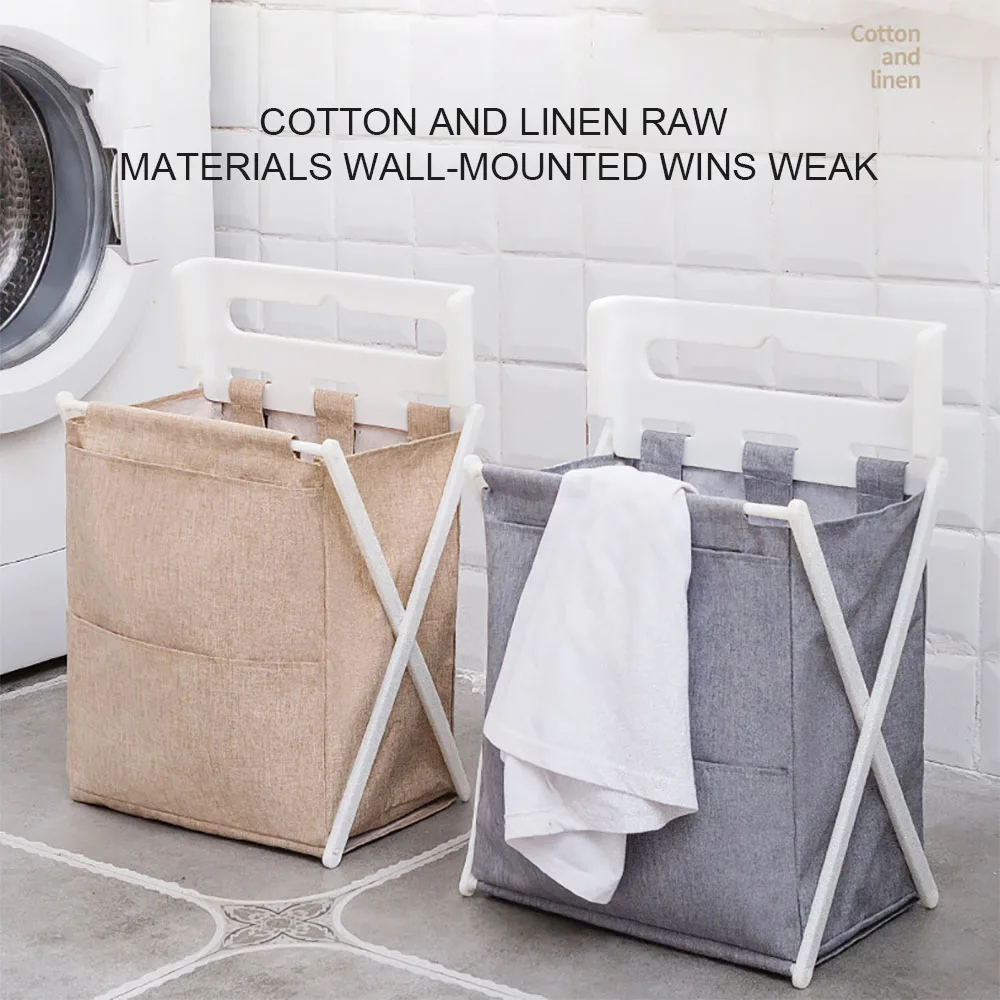 

Foldable Laundry Basket Detachable Bathroom Design Quality Materials Hamper Durable Multifunction Moisture Poof Laundry Hamper