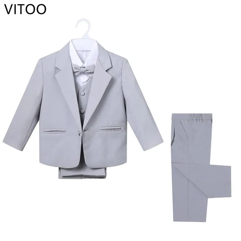 

3 Sets Of Parent-Child Suit Little Boy Suit / Boy's Wear / Gentleman Bow Tie Casual Formal Occasion Banquet Party Shooting