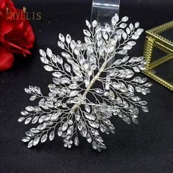 A422 Wedding Tiaras Rhinestone Bridal Hair Piece Crystal Headdress Wedding Hair Accessories Wedding Tiaras and Crowns for Bride