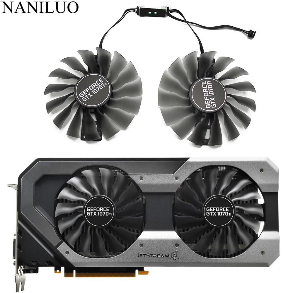 GAA8S2U For Palit GTX 1070Ti 1070 Ti GPU VGA Alternative Cooler Fan For  GeForce GTX1070 Ti Jetstream Fan|Fans & Cooling| - AliExpress