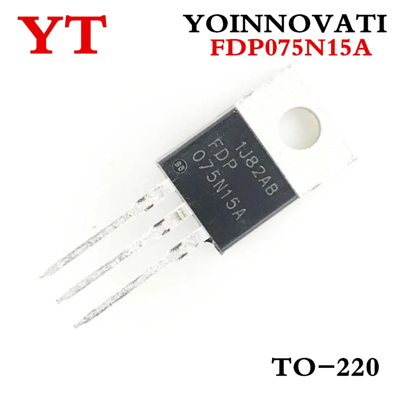 20 шт./лот FDP075N15A FDP075N15 075N15A TO-220 130A 150 в IC | Электронные компоненты и принадлежности