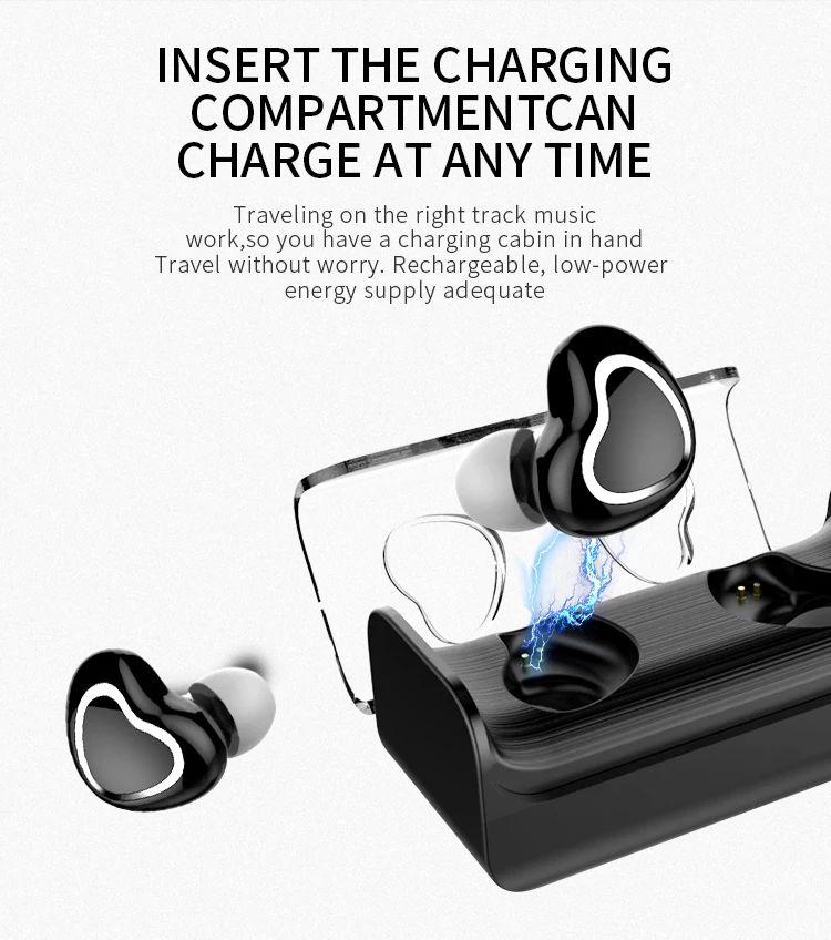 Новая TWS bluetooth-гарнитура для зарядки, Спортивная 5,0 Беспроводная bluetooth-гарнитура и двухушная гарнитура hd