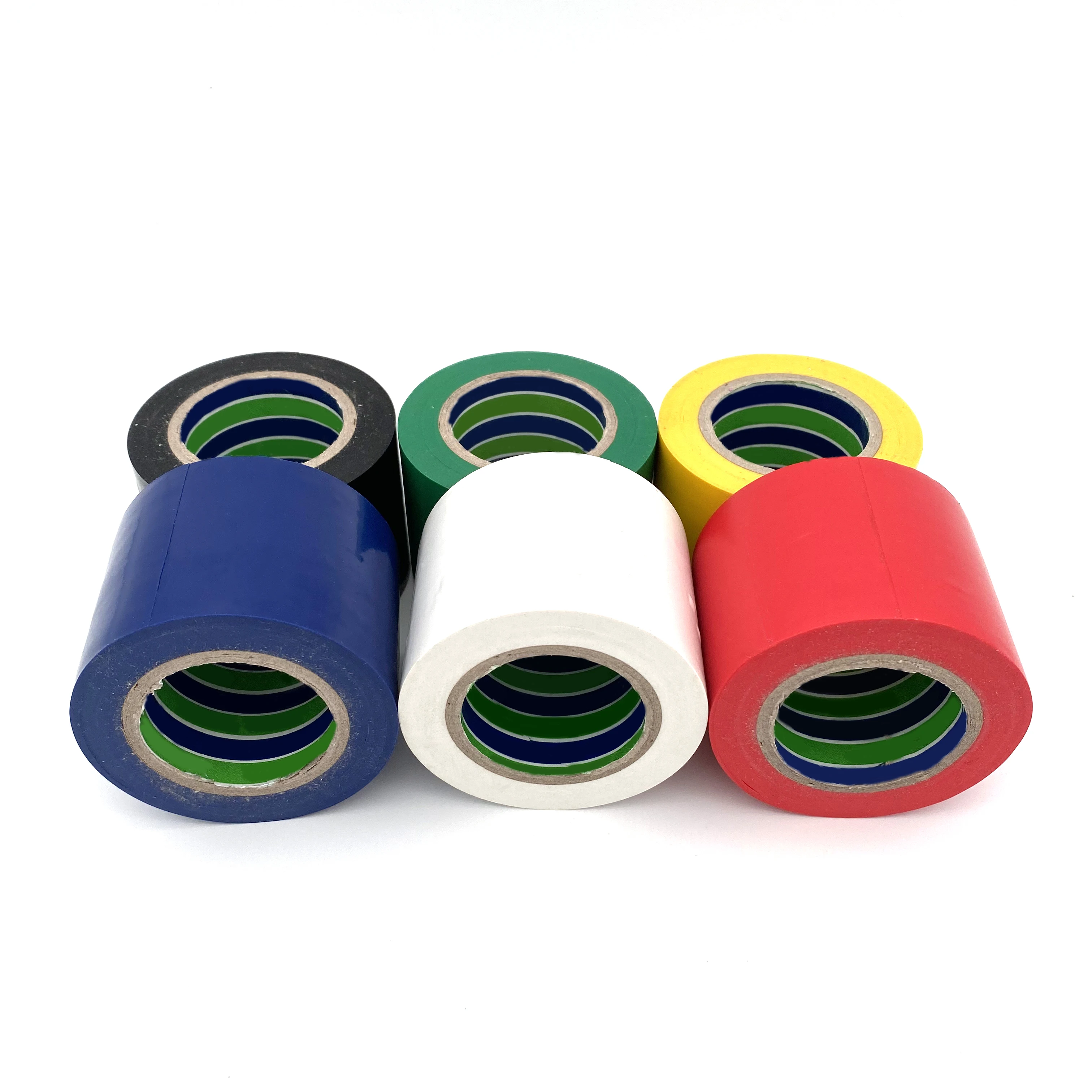 1 롤 PVC 전기 테이프 전기 절연 테이프 50mm 난연성 절연 접착 테이프 DIY 전기 도구 20m