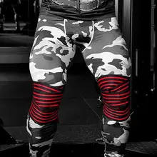 

1Pc Stripe Knee Support Professional Protective Outdoor Sport Workout Compression Bandage Breathable Knee Brace Guard Protector