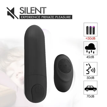 Wireless Remote Bullet Vibrator G-spot Nipple Clitoris Stimulator 10 Speeds Anal Dildo Vibrator Adult Sex Toys for Woman USB toy 4