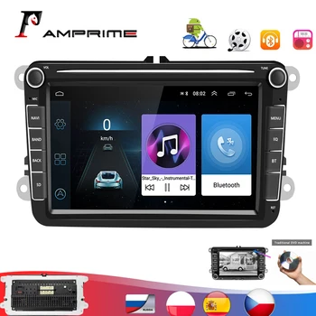 

AMPrime Android 2din 8'' Car Multimedia player Navigation WIFI Autoradio Radio Car Stereo For Volkswagen Octavia golf 5 6 touran