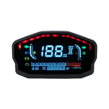 

Universal Motorcycle LCD Digital Backlight Odometer Speedometer Tachometer Gauge Universal Modification Parts