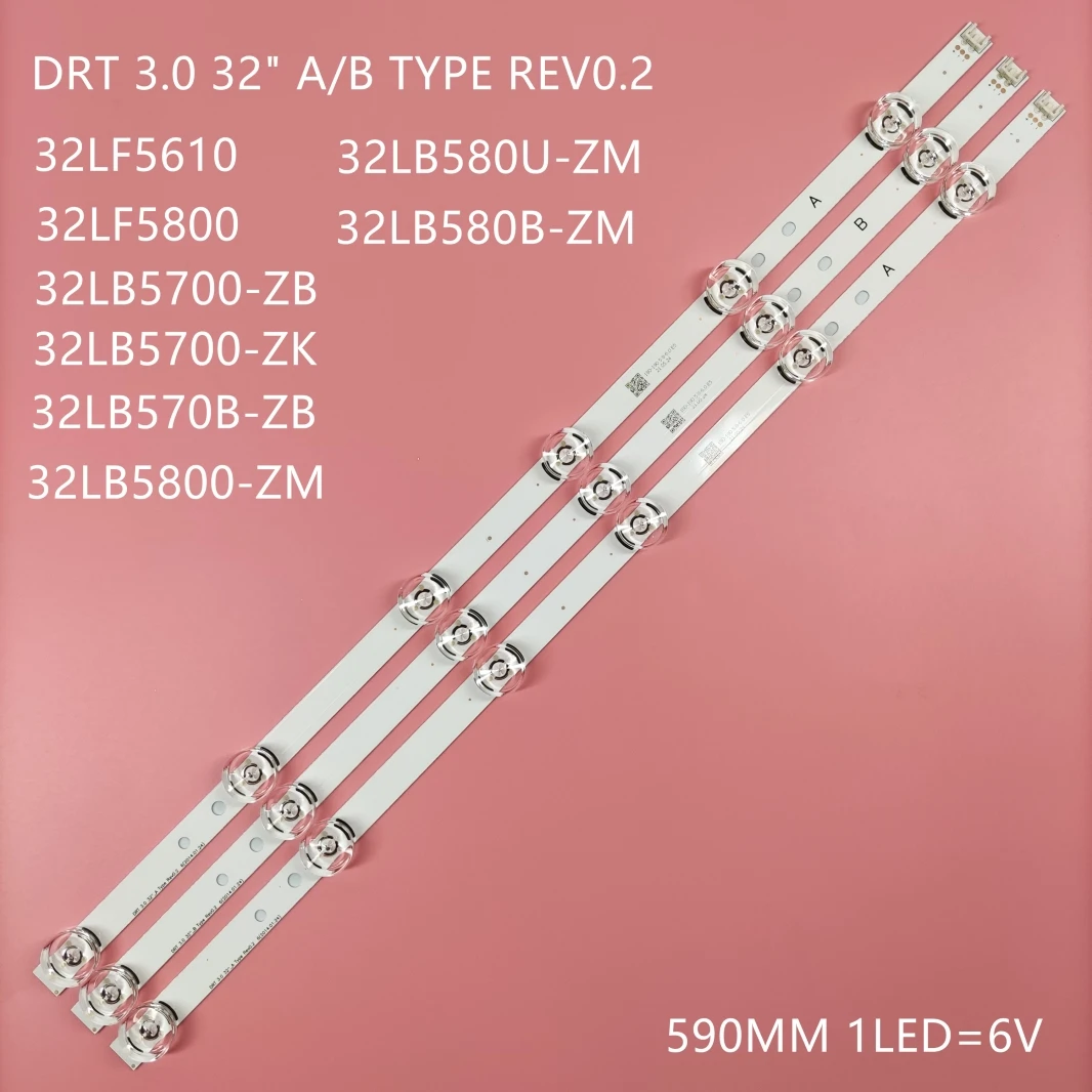 Светодиодный подсветка полосы для LG 32 &quotТВ 32LB580V-ZA 32LB580U-ZB 32LB580V-ZB 32LB580V-ZD 32LB5820-ZJ