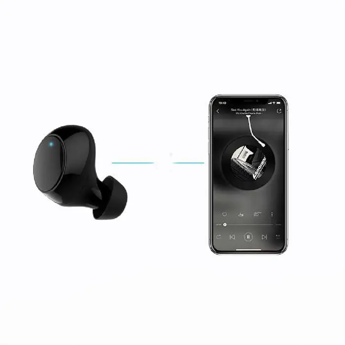 Bluetooth беспроводная гарнитура наушники-вкладыши спортивные наушники с зарядкой 400mAh около 8-10 m V5.0 да 55mAh коробка