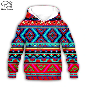 

Kids cloth Native Indian Baby 3D Hoodie/Sweatshirt/zipper toddler child boho pattern print boy girl streetwear set