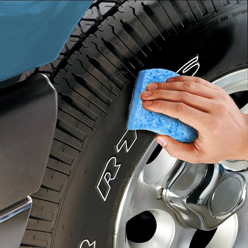Губка для мытья автомобиля для чистки автомобиля с подробным описанием щетка колеса двухсторонний целлюлозы скруббер эко-скраб колодки для посуды мульти