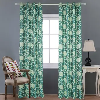 

European Luxury Golden Jacquard Swag Waterfall Blackout Curtain for Bedroom Valance with Beads Lace Villa Window Treatment JS55C