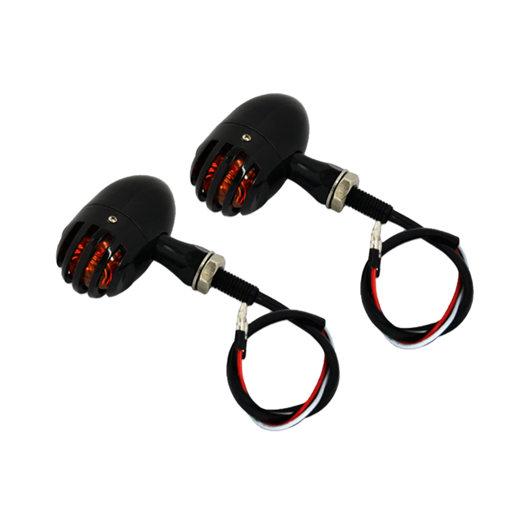Universal Car Tail Bulb Brake Lights 12V Auto Reverse Lamp Daytime Running Signal Light Fits for 10mm Hole Fairing