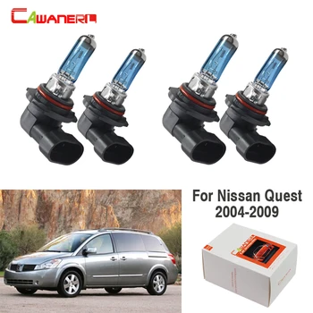 

Cawanerl 4 X 100W 9005 & 9006 Car Styling Headlight Light High Low Beam Halogen Bulb 12V For Nissan Quest 3.5L 2004-2009