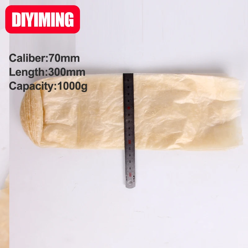 3 PCS Sausage Casing Sausage Stuffer Width 110mm Diameter 70mm Length