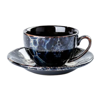 

Elegant Tea Cup Saucer Espresso Cups And Mugs Coffee Cups Top Grade Ceramic Cup Restaurant Bar Party Teacup Set Gifts EA6BYD