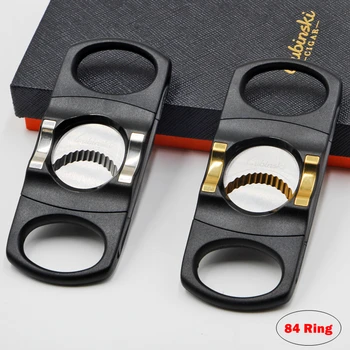 

LUBINSKI Large Size Cigar Cutter Mini Cigar Tray Sharp and Smooth Cigar Holder High Quality Cigar Accessory on Sale