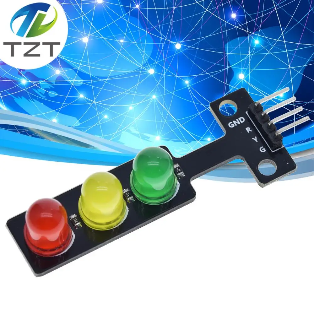 Mini-5V-Traffic-Light-LED-Display-Module-for-Arduino-Red-Yellow-Green ...