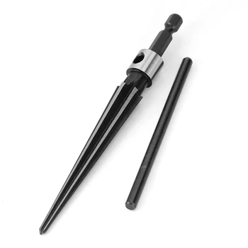 

New Bridge Pin Hole Handheld T Shape Tapered Hex Reamer Handle Drilling Tool Chamfer Reamin DIY Woodworker Cutting Tool