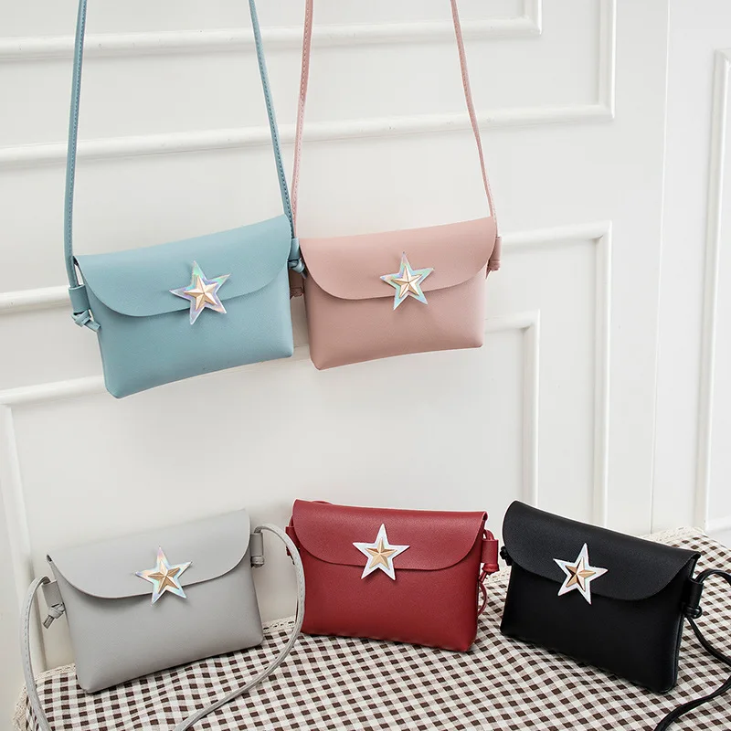 

Luxury Fashion Small Female Bucket Bag For Handbags Girls PU Leather Shoulder Bags Girls Drawstring Messenge Bag Baby Girl Gift