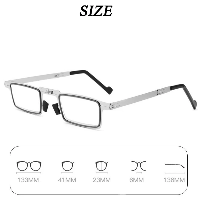 Hubeye Lunettes de lecture pliables ultra légères bloquant la
