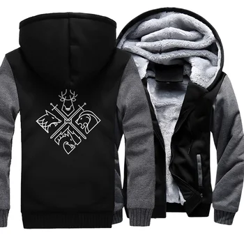 

House Stark Targaryen Mens Hoodies 2019 Winter Thicken Homme Jackets Game Of Thrones Vintage Coats Men Streetwear Brand Clothing