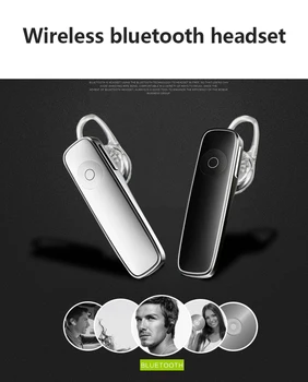 

5X M165 White+Black Color In-Ear Bluetooth Headset Wireless Noise Cancellation Bluetooth Wireless 4.1 Earphone Earpiece