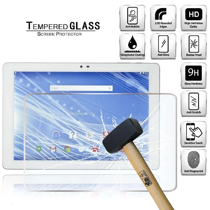 

Tablet Tempered Glass Screen Protector Cover for Insignia Flex 10.1" NS-P16AT10 Tablet Computer Explosion-Proof Screen Film