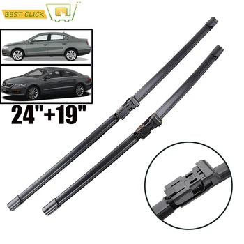 

Misima 24"+19" Front Flat Windshield Wiper Blades For VW Passat B6 2005-2010 2006 2007 2008 2009 Wiper For Passat CC 2008-2010