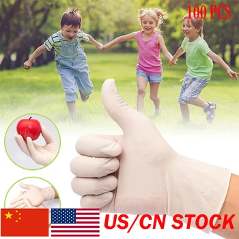 

100pcs/box Nitrile Disposable Latex Glove Brand New High Quality Schooling Protective Gloves Students Non-Sterile Allergy
