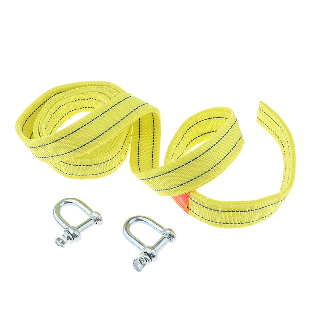 5 Tons Tow Strap Heavy Duty with 2 Hooks,13 ft  Break Strengthened Towing Rope for ATV Recovery Corrosion Resistance