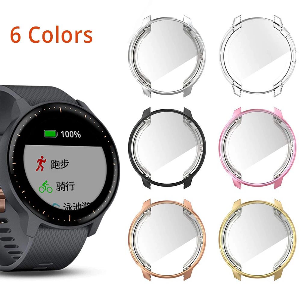 Чехол из ТПУ для Garmin Vivoactive 3 Music с полной защитой чехол Vivoactive3 музыкальные часы