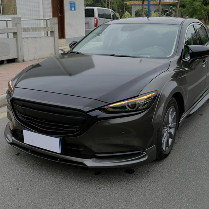 CEYUSOT для Mazda 6, накладка на переднюю крышку капота автомобиля,, 20, мазда 6, декоративная решетка из АБС-пластика, отделка из углеродного волокна, авто запчасти