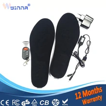 Электрический нагрев insoels заряжаемый пульт дистанционного управления тепловые стельки купить непосредственно в Китае завод 1800 мАч