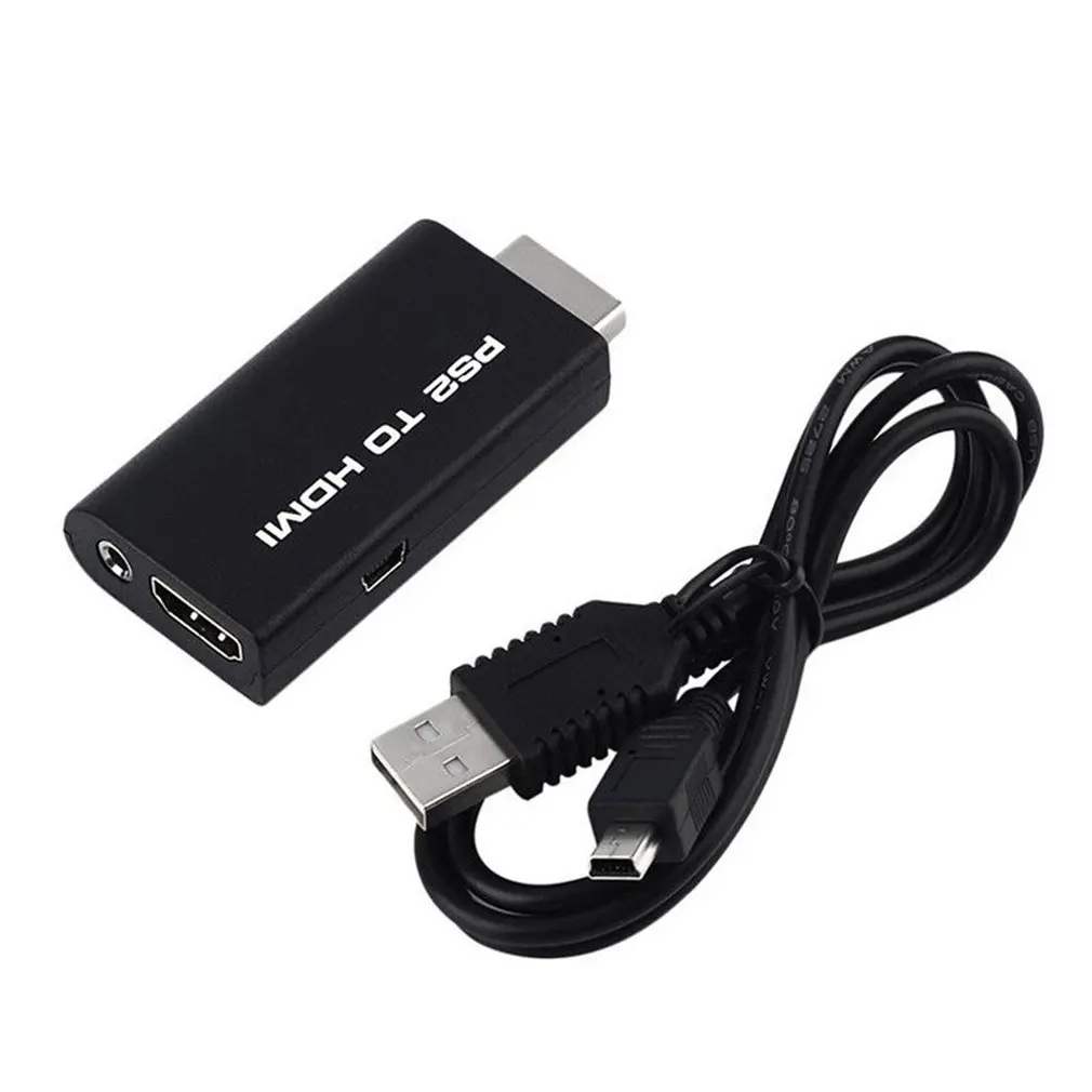 Для PS2-HDMI адаптер аудио-видео конвертер 480i/480 p/576i с 3,5 мм аудио выходом для всех режимов отображения PS2