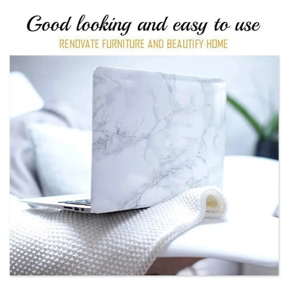 Marble Look Waterproof  Wallpaper Wall Gold Self-Adhesive Tile Sticker Waterproof Wall Tape Strip Floor Decoration #2d09 (7)