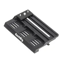 Offset Camera Base Bottom Plate for BMPCC 4K Blackmagic for DJI Ronin S Gimbal H1 Camera Accessories