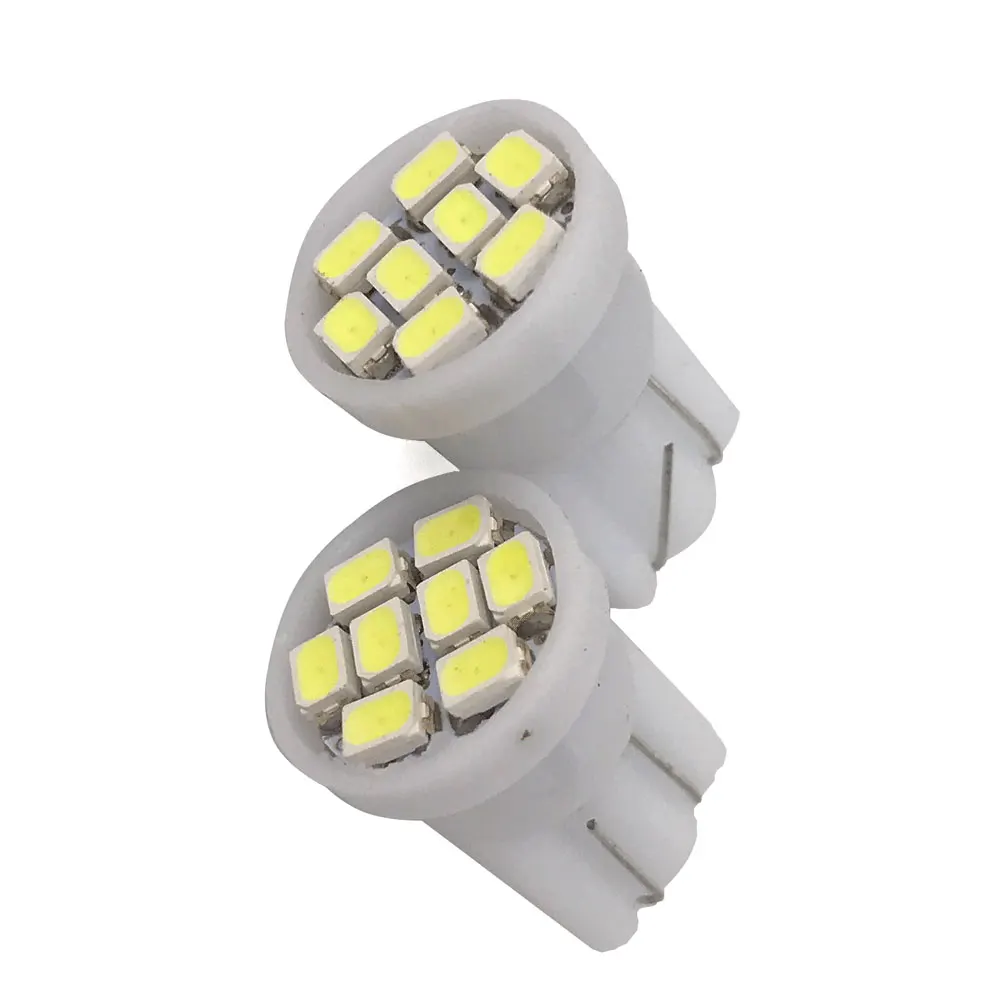 100pcs T10 W5W 8 SMD 1206 3020 194 168 LED ���� ���� DC 12V �ɺ� ��� ��� ������ �Ķ��� ��� ����� Ŭ����� ����