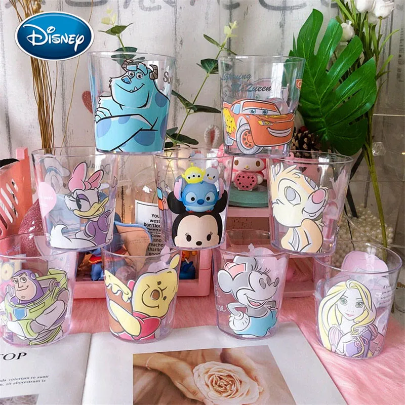 Good Deal Cup Cup-Juice Drink-Cup Mouthwash Mickey Plastic Transparent Cute Disney Cartoon Brush 5BypBxGk5