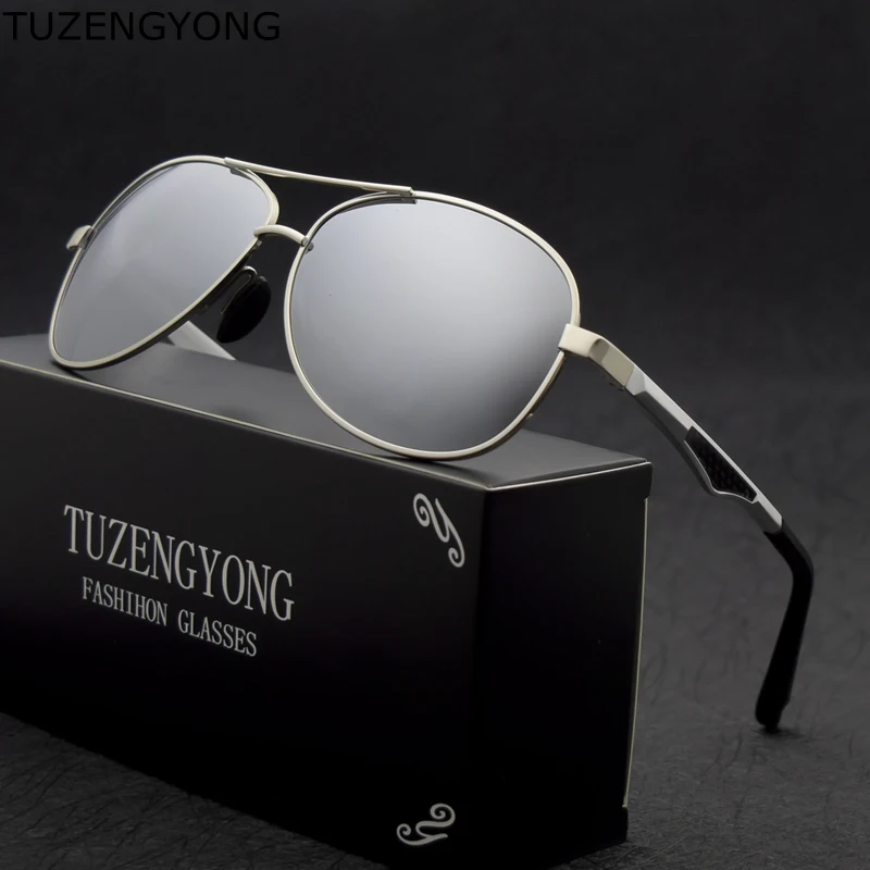 

2020 New Aluminum HD Polarized Sunglasses Men New Luxury Brand Men's Driving Sun Glasses Male Eyewear goggles Anti-Glare oculos