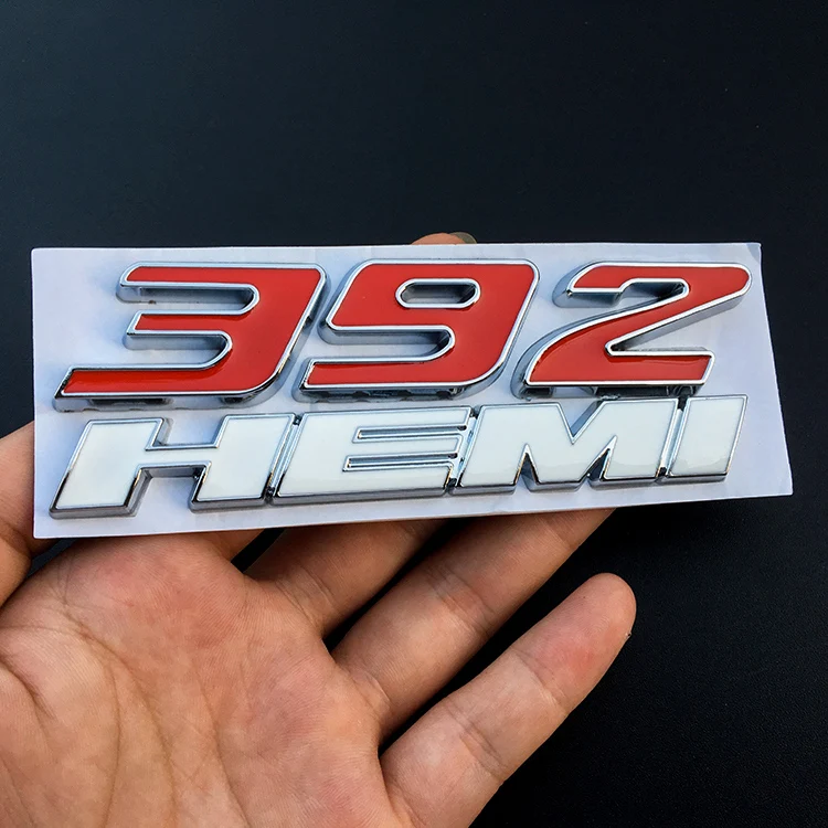 392 HEMI 3D металлический автомобиль Стикеры эмблемы автомобиля Средства для укладки