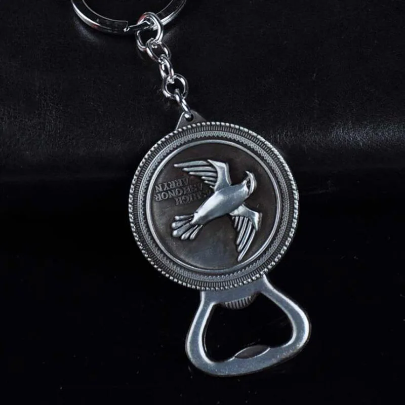 D silver 20 шт./лот, модные ювелирные изделия, брелки, Игра престолов, открывалка для ключей, креативные вечерние брелки для ключей для мужчин, украшения для автомобилей - Color: D silver