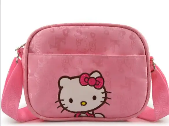 Hello kitty/Повседневная сумка на плечо для девочек; модные водонепроницаемые детские сумки; сумка для монет - Цвет: 06