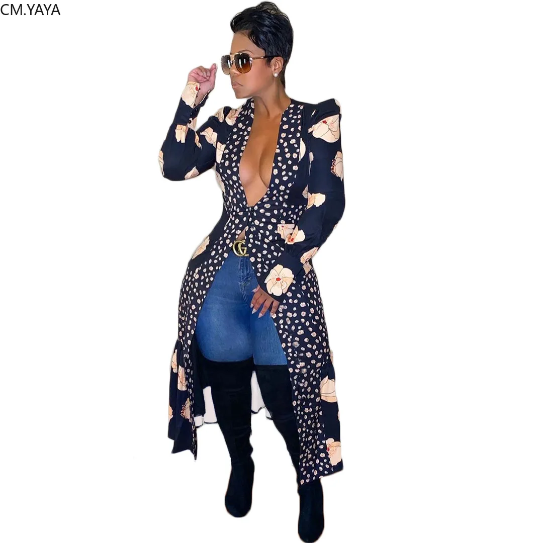 См. Несокрушимая Механическая женские Цветочный принт с v-образным вырезом