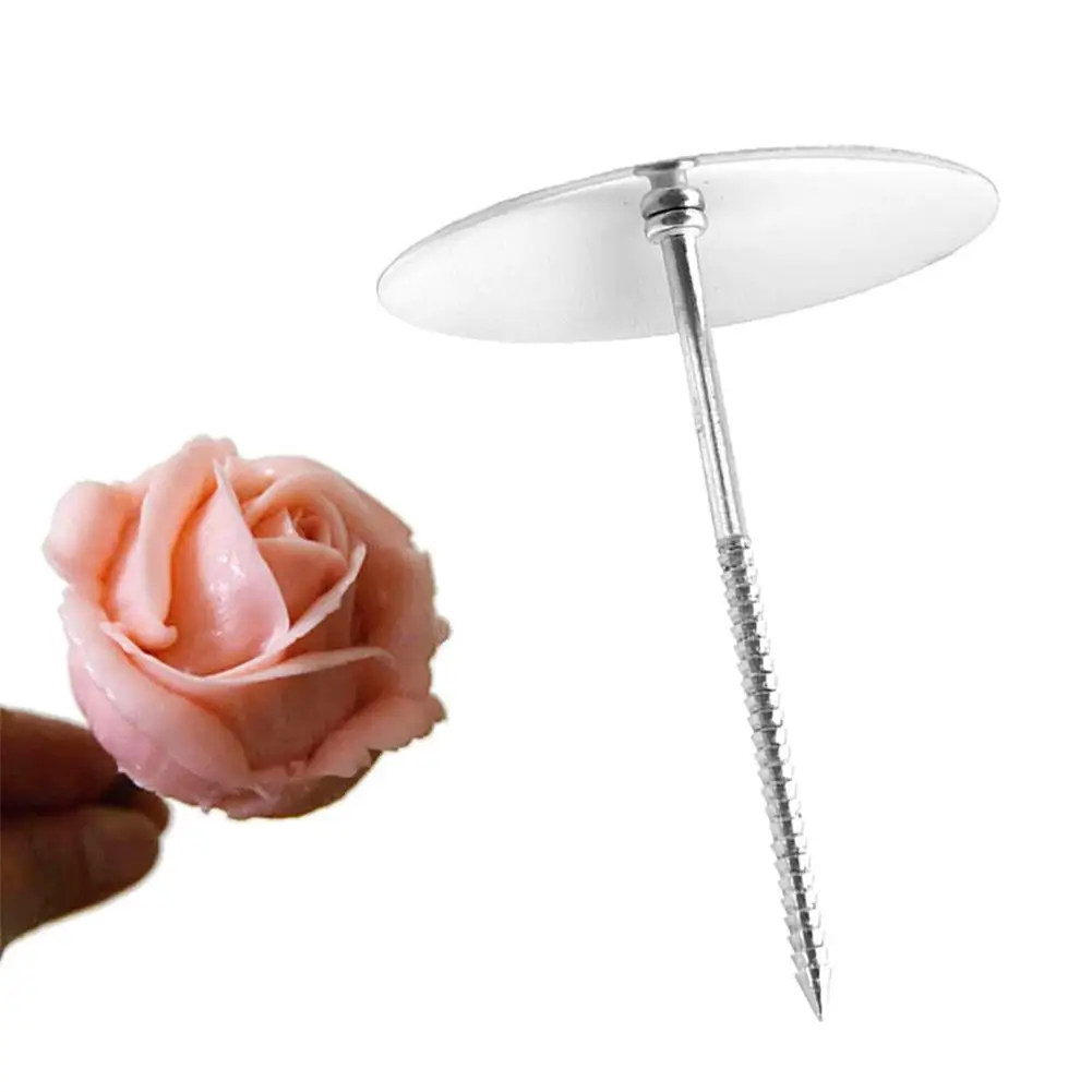 1 шт., нержавеющая сталь, окантовка для ногтей, 3D цветок розы, сделай сам, мороженое, украшения торта, инструменты для выпечки, окантовка, подставки, инструменты
