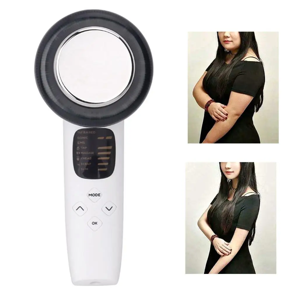 3 in 1 Women Ultrasonic Body Care Slimming Massager Fat Removal Therapy Machine Makeup Tool New